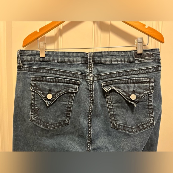KUT from the Kloth 16W Women's Mid-Rise Back Flap Pockets Blue Jeans - Picture 7 of 9